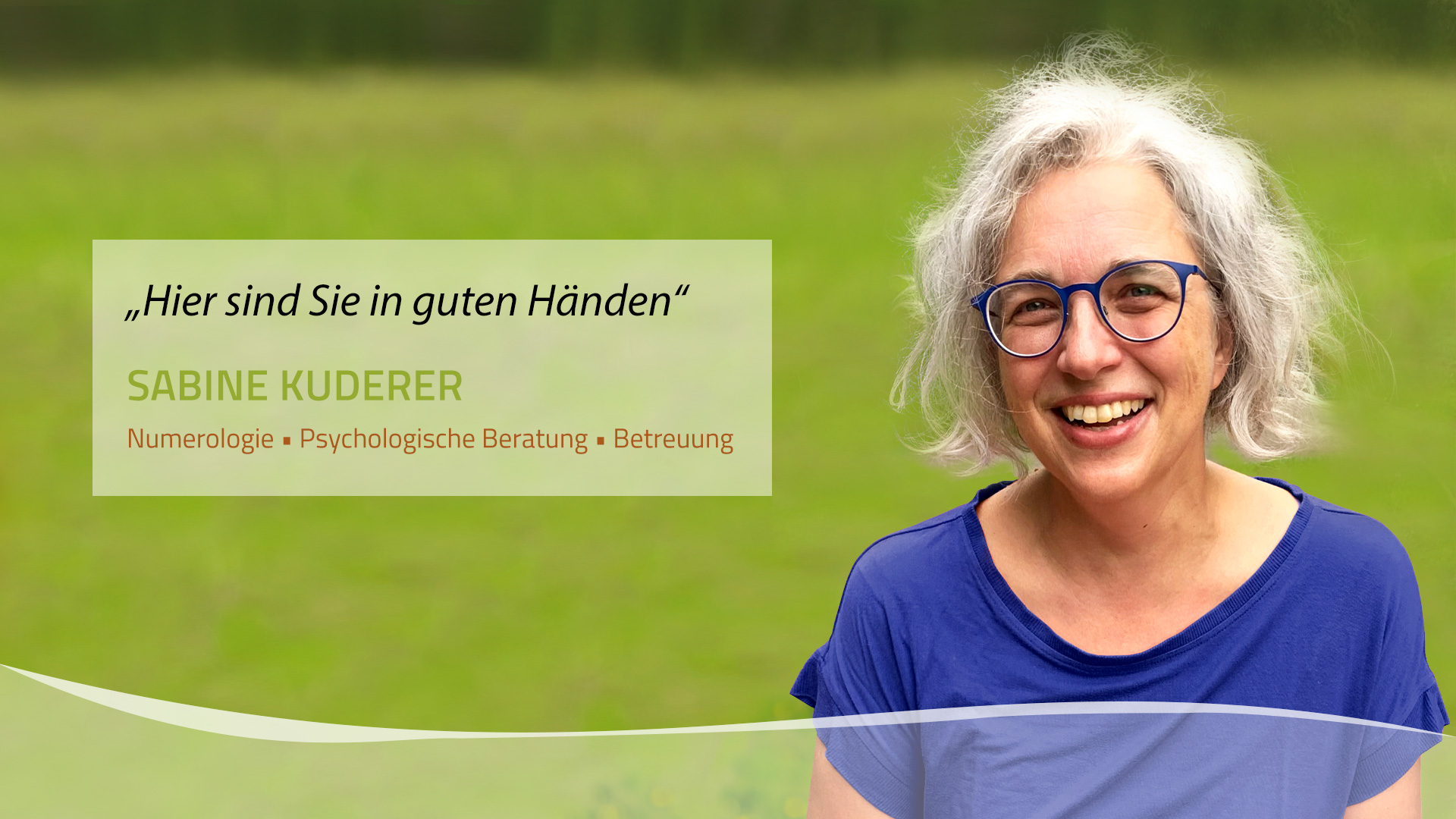 Sabine Kuderer » Numerologin, geprüfte Psychologische Beraterin (VfP), Dozentin an der Paracelsus Heilpraktikerschule Karlsruhe sowie Betreuerin für Demenzkranke und Alltagsbegleiterin für ältere, hilfsbedürftige Menschen.